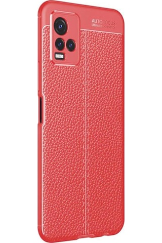 Newface Vivo Y21s Kılıf Auto Focus Kapak Semeglbl - 86 - Kırmızı