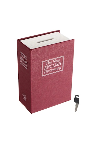 Mühlen Secret Safe 115 Küçük Boy Gizli Kitap Şekli Anahtarlı Kasa