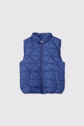 Panço Erkek Çocuk Yakalı Micro Yelek 2621bk23003 Mavi