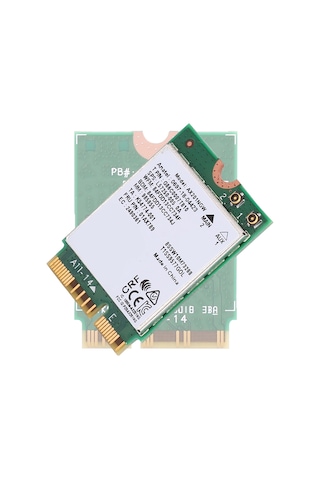 Hombey Ax201ngw M.2 Cnvio2 Wıfı6 Ağ Kartı, 2.4gbps 5ghz Ve 574mbps 2.4ghz Hız, Bluetooth 5.0, Windows 10 X64 Desteği