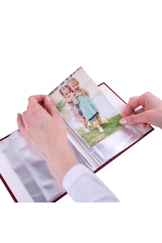 Albüm 10x15 Fotoğraf Albümü 50 Yaprak 100 Fotoğraf Kapasiteli Renklerde Ton Farkı Olabilir