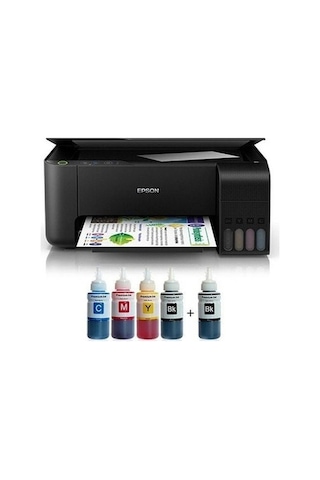 Epson Ecotank L3550 Yazıcı+tarayıcı+fotokopi+wifi + Photoink Mürekkepli