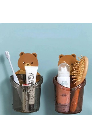 Buğz Ayı Figürlü Plastik Organizer