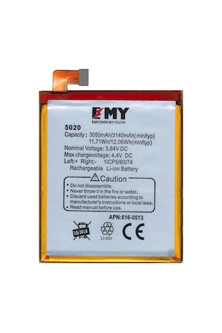 Vestel Venus V3 5020 Uyumlu Emy Batarya