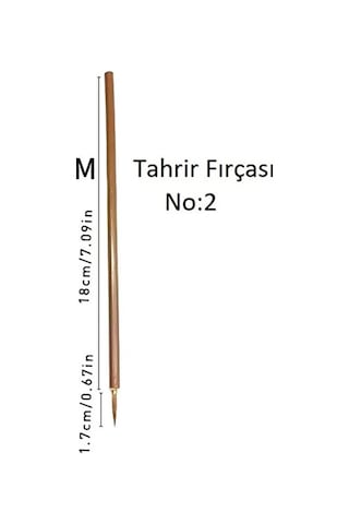 Tahrir Fırçası Kurt Kılı No:2, Çini, Seramik, Tezhip, Minyatür, B