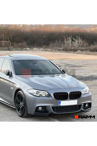 Bmw F10 F11 M Sport Ön Tampon Flap Seti - Parlak Siyah