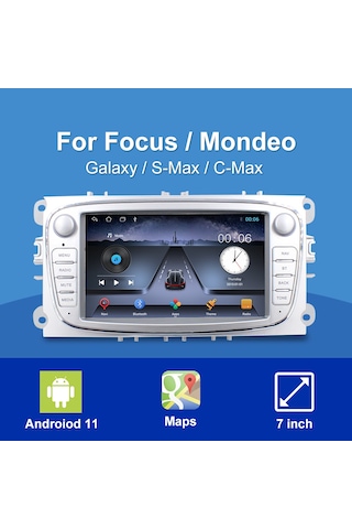 7 İnç Ford Uyumlu Android Carplay 4 Gb Ram 64 Gb Hafıza Multimedya Arka Kamera 7"