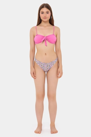 Hiccup Yay Detaylı Bikini Takımı Karanfil Pembesi