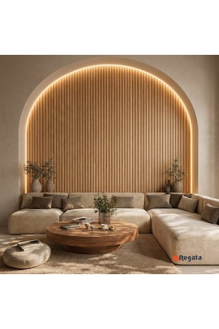 Agt Regata Delphi Meşe Lb 3783 Dekoratif Lambiri Duvar Paneli