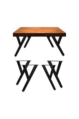 Metal Sehpa Ayağı 4 Lü Y Model Sehpa Ayakları Metal Ayak