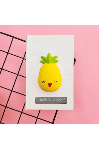 Kişiye Özel Sevimli Ananas Squishy Defter