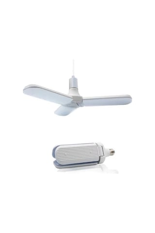 Pervane Katlanabilir Led Ampul Beyaz Işık E27 45W