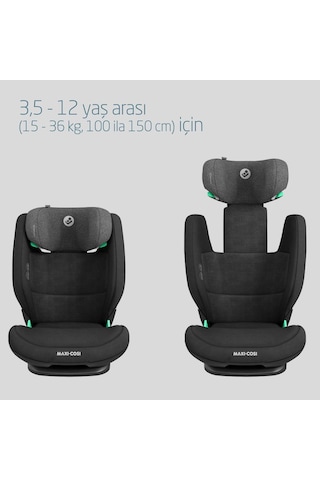 Maxi-Cosi Rodifix Pro I-Size Isofix'li 15-36 kg Çocuk Oto Koltuğu Authentic Black