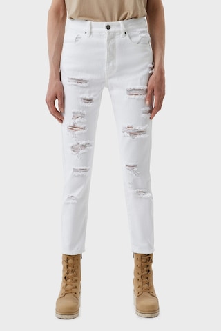 Armani Exchange Bayan Kot Pantolon 3RYJ51 Y1HRZ 1100 BEYAZ Beyaz