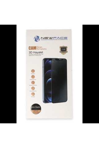 Newface Xiaomi Redmi Note 12 Pro 5g 3d Antistatik Hayalet Cam Ekran Koruyucu