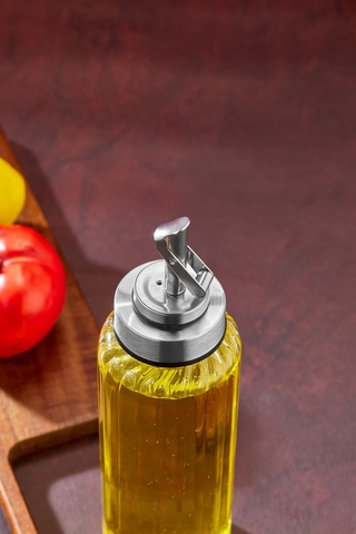 Cooker 510 Ml Borosilikat Cam Yağdanlık Şeffaf