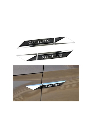 Skoda Superb Çamurluk Bıçağı Logosu Arması