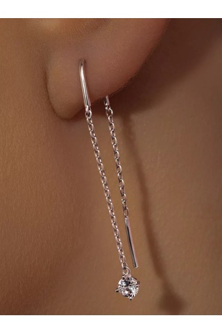 925 Lıght Gümüş Uzun Küpeler, Mücevherler 136015657 Diğer