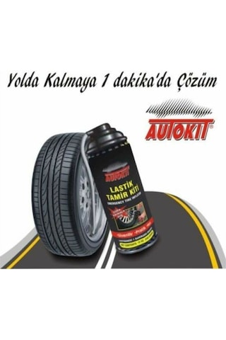 Acil Lastik Şişirici Lastik Tamir Spreyi Kiti 450 Ml