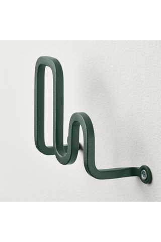 Ikea Jordmånen Banyo Askısı 2 Kancalı 2'li 3 X 6 X 10 Cm Koyu Yeşil