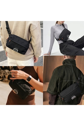 Mack Mce-1226 Explor Crossbody Seyahat Çantası Siyah