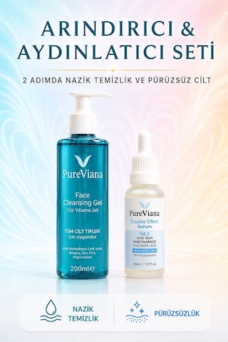 Pureviana Arındırıcı & Aydınlatıcı Cilt Bakım Seti