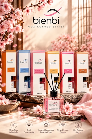 Japon Kiraz Çiçeği Oda Kokusu 100 Ml Anti-stres - Hanımeli - Japon Kiraz Çiçeği Okyanus Esintisi
