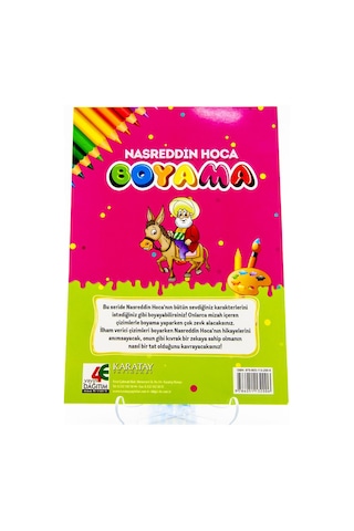 Nasreddin Hoca. Büyük Boy Rekli Boyama Kitabı