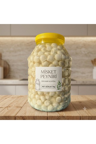 Unify Brand Doğal Misket Peyniri 3 Kg Net - Geleneksel Salamura Peynir - Katkısız