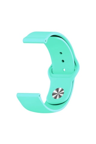 Samsung Galaxy Uyumlu Watch Active 2 40mm Krd-11 20mm Silikon Kordon - Kırmızı