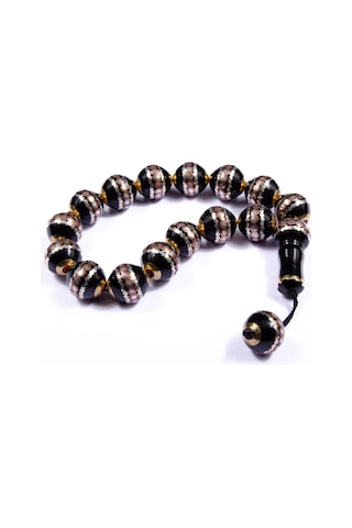 Burhan Sağlam Efe Boy Küre Kesim 16x16 Mm Rus Oltusu Pirinç İşleme Sistem Püsküllü Tesbih Bs24602