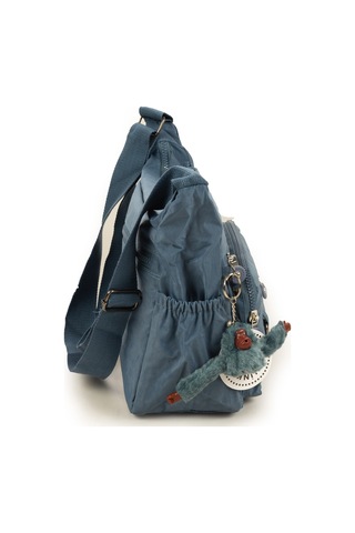 Krinkıl / Klinkır Su Geçirmez Kumaş Çok Gözlü Çapraz Kol Ve Omuz Postacı Çantası Mavi 9507 Mavi