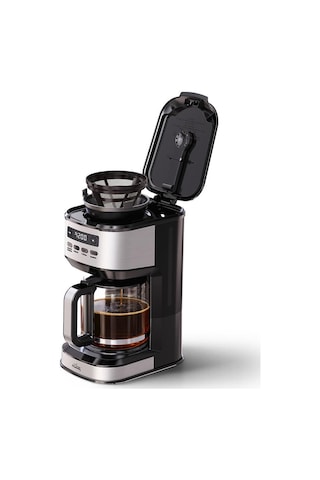 Any Morning SIN2634 Dijital Ekranlı 1.8 L Cam Hazneli Filtre Kahve Makinesi