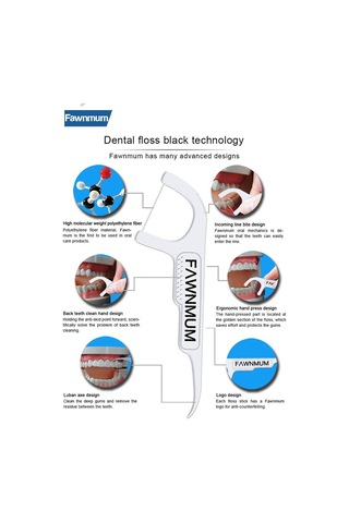 Jokmae 50 Adet Diş Temizleme İpi