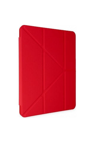 Samsung Galaxy Uyumlu Tab A8 10.5 Sm-x200 Kılıf Kalem Bölmeli Trifolding Silikon Case Kılıf