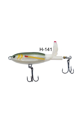 Hergele Whopper Plopper Dönen Döner Kuyruk Sahte Maket Balık 70 MM