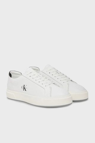 Calvin Klein Erkek Ayakkabı Ym0ym01460 01w Beyaz-siyah Beyaz-siyah