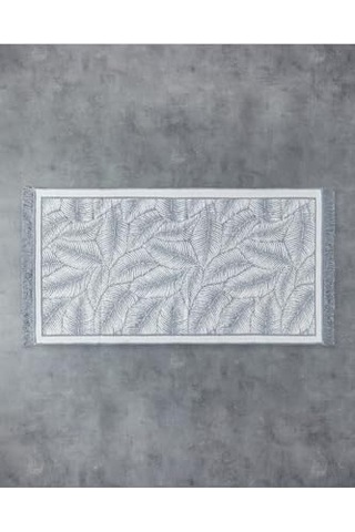 Leaves Dokuma Kilim Gri Genel