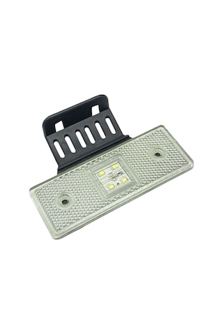 12v-24v Yan Park Lambası Dorse Side Marker Beyaz 4 Ledli 110 42 Mm E9