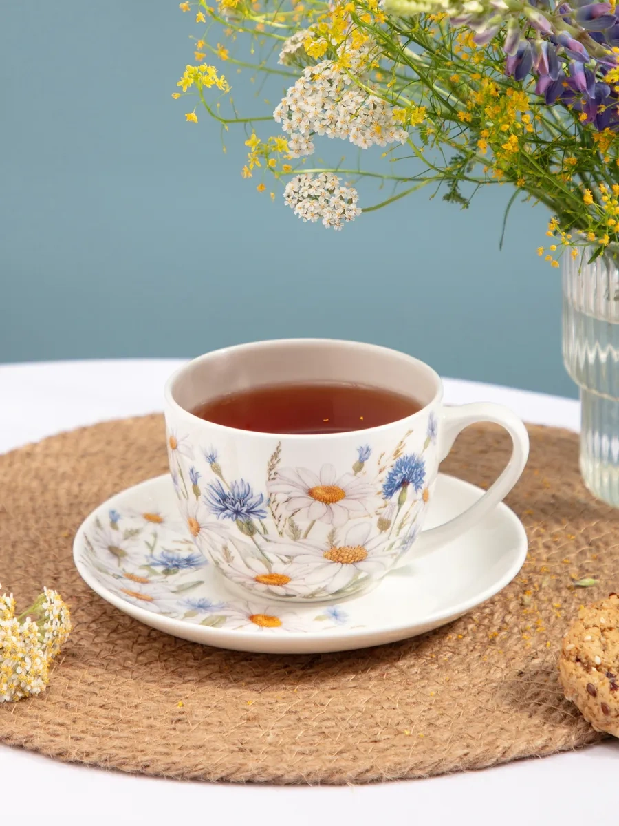 Lefard Sentimental 330 Ml Porselen Hediye Çay Takımı 411491562 Beyaz