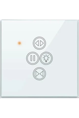 Tuya Destekli Akıllı Wifi Beyaz Renk 2in1 Panjur Işık Anahtar