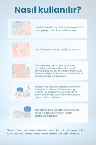 Lens Solüsyonu 6x60 Ml+tto 60 Ml Çanta Boy Hediye