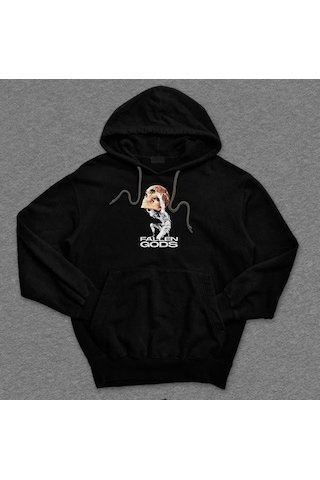 Fallen Gods Skull Kuru Kafa Tarih Sweatshirt Unisex Kapüşonlu Hoodie 001