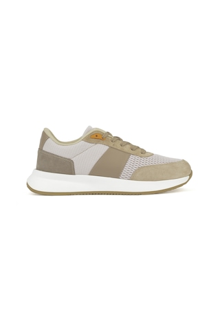 Ziya, Erkek Hakiki Deri Sneaker 14150z0001 Bej Bej