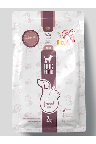Friend Pet Gold Kuzulu Yetişkin Köpek Maması 2 KG