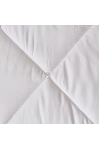 Evidea Soft Tek Kişilik Pamuk Microjel Yorgan - Beyaz - 155x215 Cm Beyaz