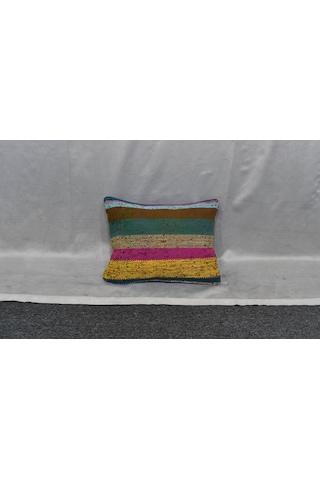 Zehra Abla Halı Yeni El Dokuma Dekoratif Kilim Kırlent Yastık Kılıfı 6231