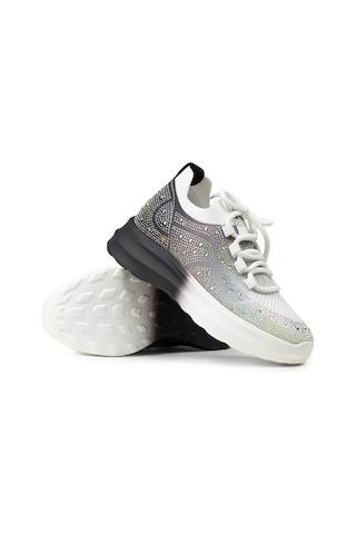 Deery Kadın Taş Detaylı Siyah Sneaker Ayakkabı - K0516zsyhc01 Siyah