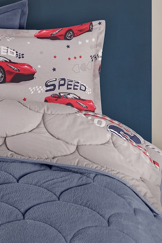 Nordqueen Wellsoft Tek Kişilik Uyku Seti Çift Taraflı Speed Kırmızı - Mavi