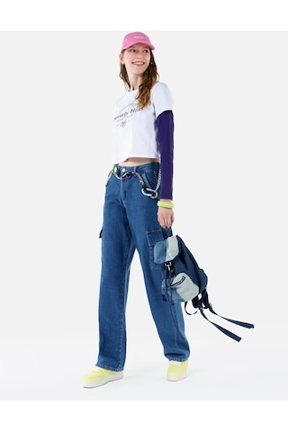 Colins Denım Kadın Pantolon Cl1067514 Q1.v1 Dn00531 Mavi